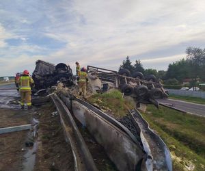 Wypadek na S5 w Lisim Ogonie