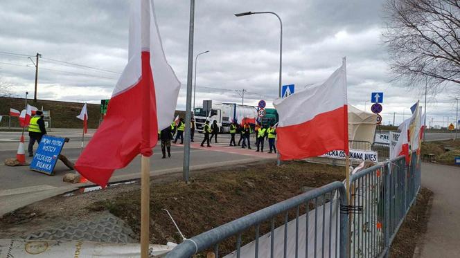 Protest rolników  w Medyce