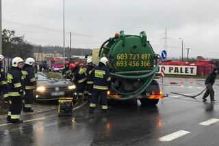 Śmiertelny wypadek cysterny z osobówką [ZDJĘCIA]