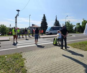 Protest mieszkańców Duńkowiczek