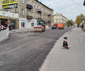 Na ul. Floriańskiej w Siedlcach powstaje nowe rondo ósemkowe i nowa nawierzchnia