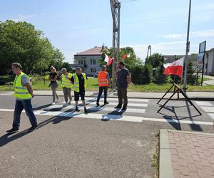 Protest mieszkańców Duńkowiczek