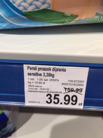 Szokująca promocja w przemyskim sklepie. Proszek za 159 zł? To chyba jakiś żart!