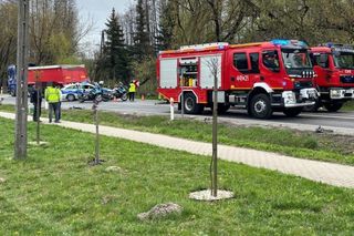 Nie żyje kierowca osobówki, pasażerka w szpitalu. Tragiczny wypadek koło Kraśnika