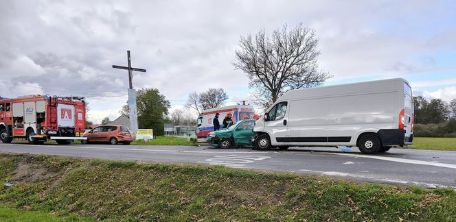 Wypadek DK46 w powiecie częstochowskim