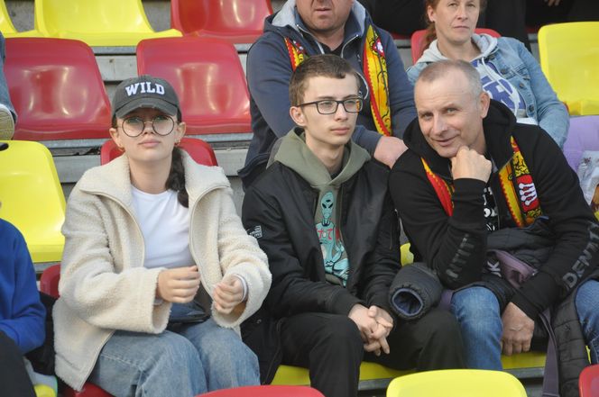 Korona Kielce - Lech Poznań. Zdjęcia kibiców na Exbud Arenie