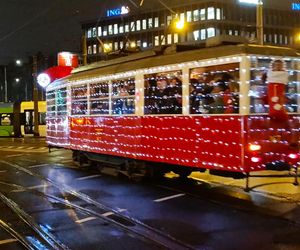 Mikołajkowy tramwaj w Szczecinie