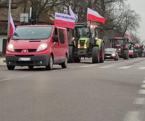 W Elblągu trwa protest rolników. Poważne utrudnienia i zamknięte drogi [ZDJĘCIA]