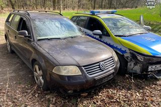 Strzały na śląskim odcinku A4! Pijany kierowca staranował radiowóz