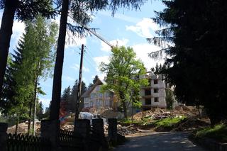 Czarny Kamień Resort & SPA – nowa inwestycja w Szklarskiej Porębie. Widok na budowę 