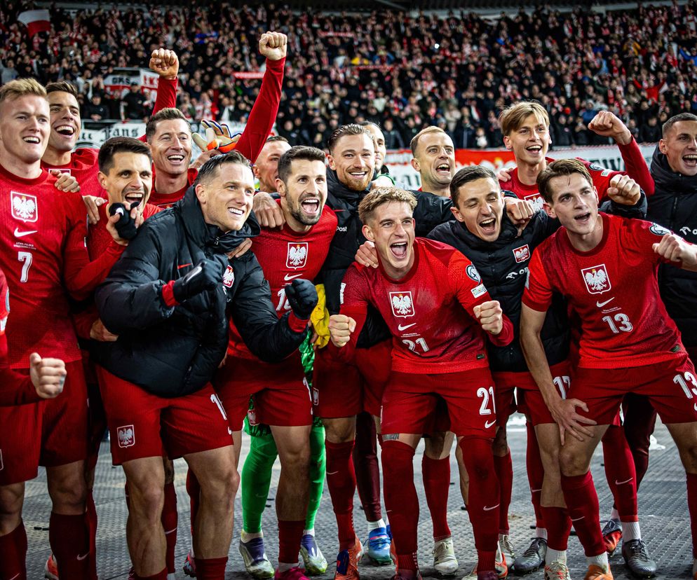 Polska - Litwa: Świętowanie wygranej