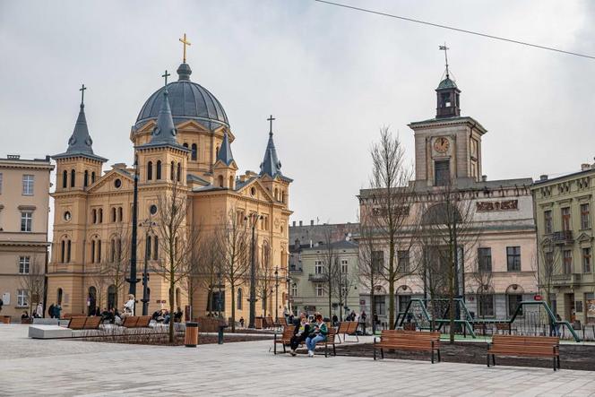 Plac Wolności w Łodzi po remoncie