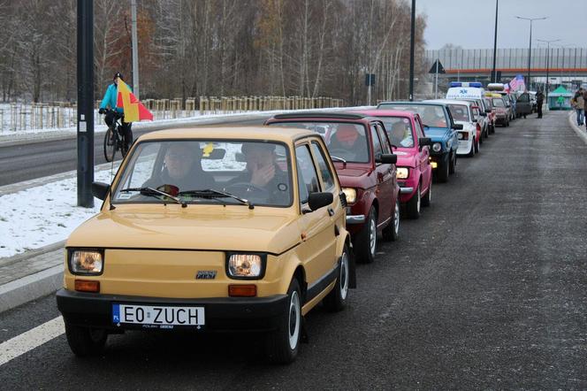 Przejechali nowym odcinkiem Trasy Górna