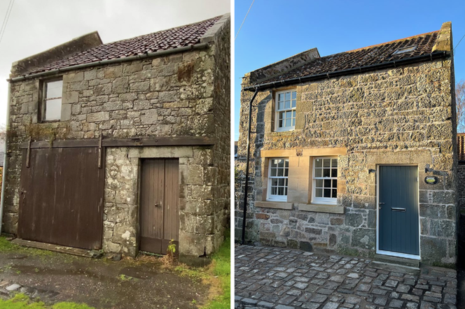 Renowacja starej kamienicy w Szkocji