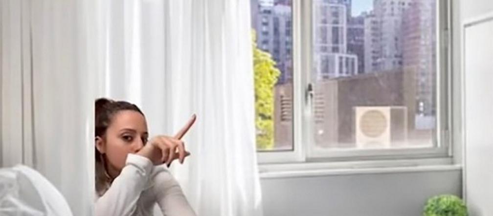 Takiego widoku sie nie spodziewała