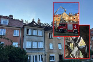Tragiczny pożar w Gdańsku-Wrzeszczu. Spłonęło całe poddasze. Nie żyje jedna osoba