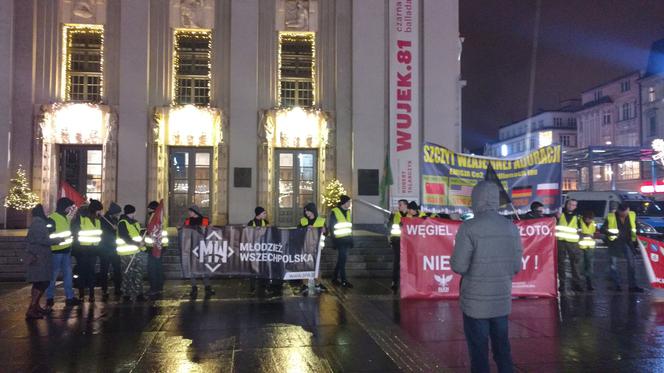 Manifestacja w obronie węgla