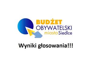 Wyniki głosowania na projekty w budżecie obywatelskim miasta Siedlce 2023