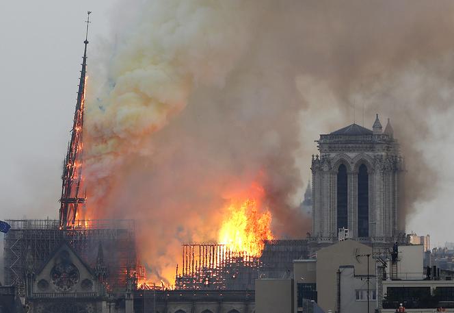 Płonie Katedra Notre-Dame w Paryżu