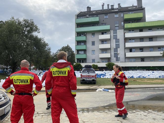  Fala powodziowa we Wrocławiu. Podtopienia na osiedlu Stabłowice