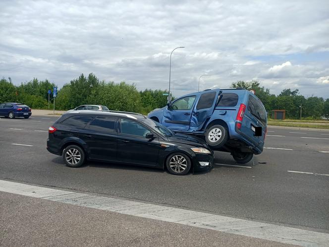 Wypadek ul. Kuronia w Białymstoku