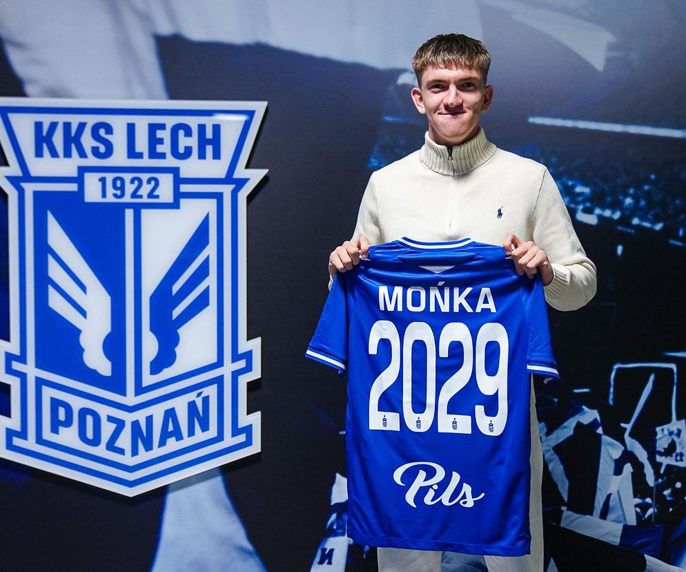 Środkowy obrońca Lecha Poznań, Wojciech Mońka podpisał w środę nową umowę z Kolejorzem