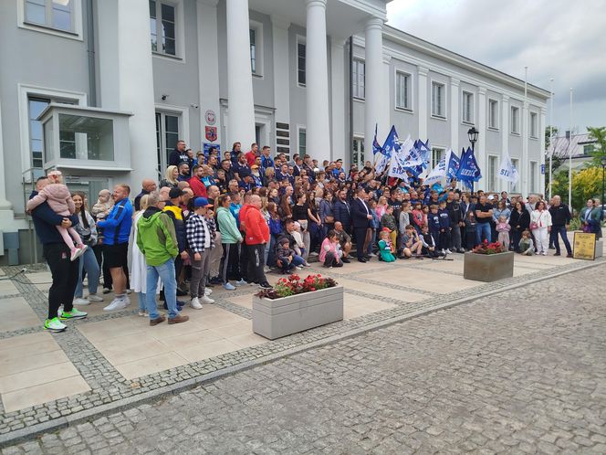 Społeczność sportowców i kibiców rugby z Siedlec uczciła największy z dotychczasowych sukcesów w historii klubu