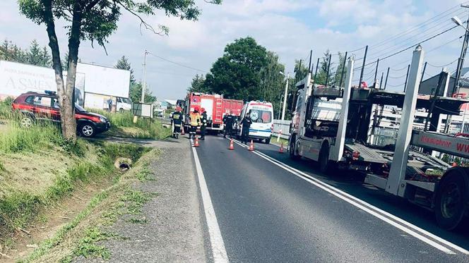 Wypadek w miejscowości Zelczyna