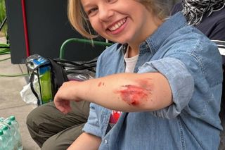 M jak miłość nowy sezon. Lenka (Olga Cybińska) na planie