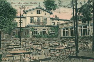 Budynek Café Halbe Allee w Gdańsku