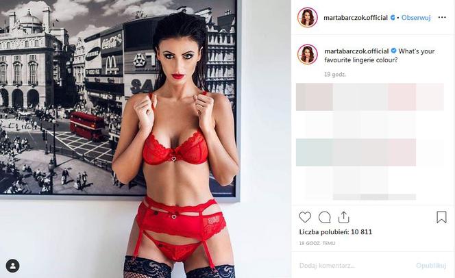 Marta Barczok w erotycznej bieliźnie. Polska miss Euro ocieka seksem