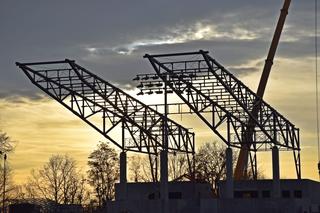 Postępy na budowie Stadionu Miejskiego w Szczecinie