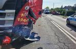 Zderzenie ciężarówki z osobówką w Świerklanach. Lądował śmigłowiec LPR