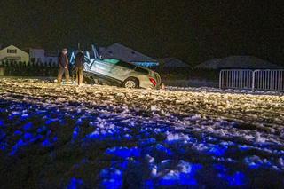 Wypadek  w Dębowicy. Audi zderzyło się z mercedesem