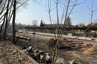 Zabytkowa wiata SKM Pogodno