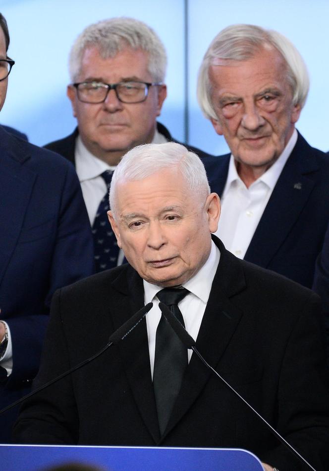 Ryszard Czarnecki i Jarosław Kaczyński 