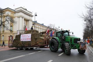 Protest rolników w Warszawie