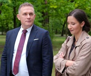 M jak miłość odc. 1883. Agnes Rotke (Amanda Mincewicz), Artur Rogowski (Robert Moskwa)