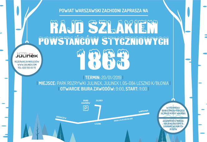 Narciarski Rajd Szlakiem Powstańców Styczniowych 1863 r.