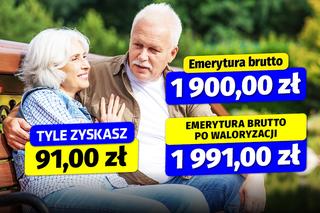 Waloryzacja emerytur 4,8 proc