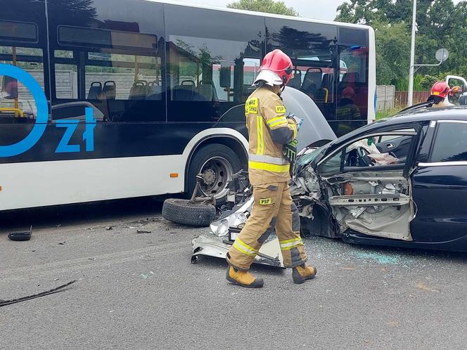 Wypadek na Moniuszki w Starachowicach