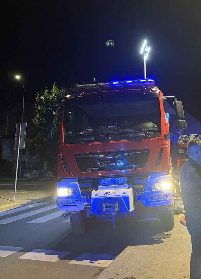 Potężny pożar w Koszalinie