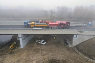 Budowa mostu w Łęcznej na ostatniej prostej. Przeprowadzono próby obciążeniowe