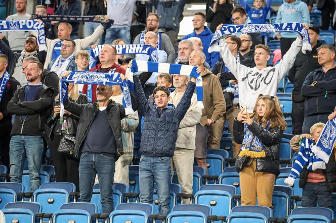 Kibice na meczu Lech Poznań - Stal Mielec