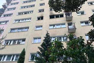 Pożar mieszkania na Ochocie