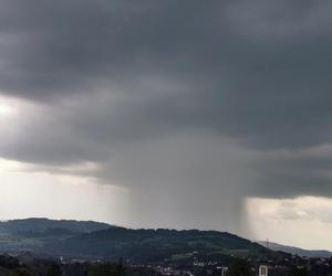 Chmura burzowa na Tatrami