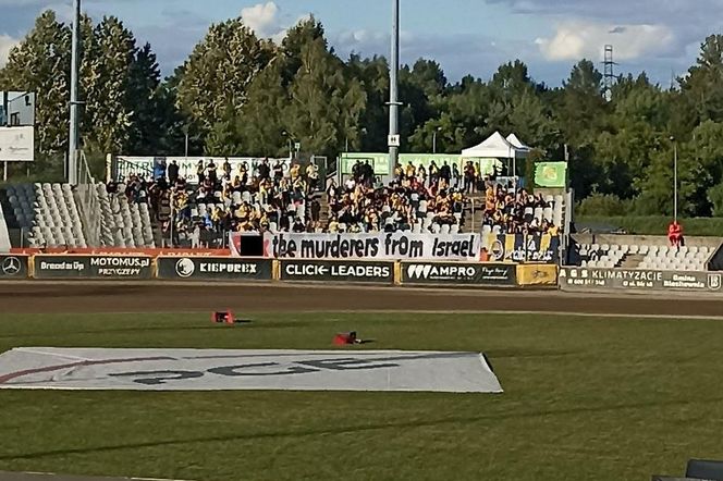 Kibice Stali Gorzów ostro uderzają w Izrael! Dołączyli do fanów Radomiaka, mocny przekaz