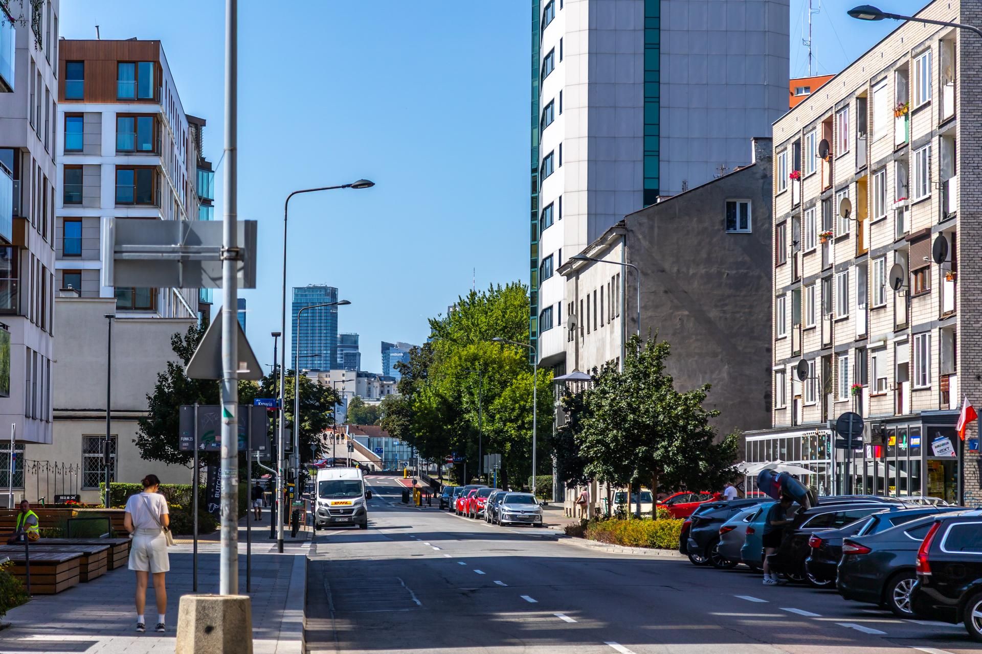 Ulica Okrzei w Warszawie przed przebudową