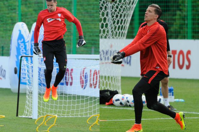 Przed Euro 2016: Wojciech Szczęsny na treningu w Arłamowie