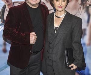 Gabriela Muskala Zbigniew Zamachowski jadą metrem